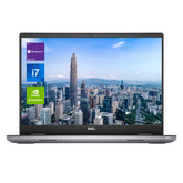 DELL Precision 7000 Series 7670 Mobile Workstation Laptop 16" Intel Core i7 64GB RAM NVIDIA Quadro RTX A3000 512GB SSDSSD Storage Windows 11 Pro 60Hz - Silver